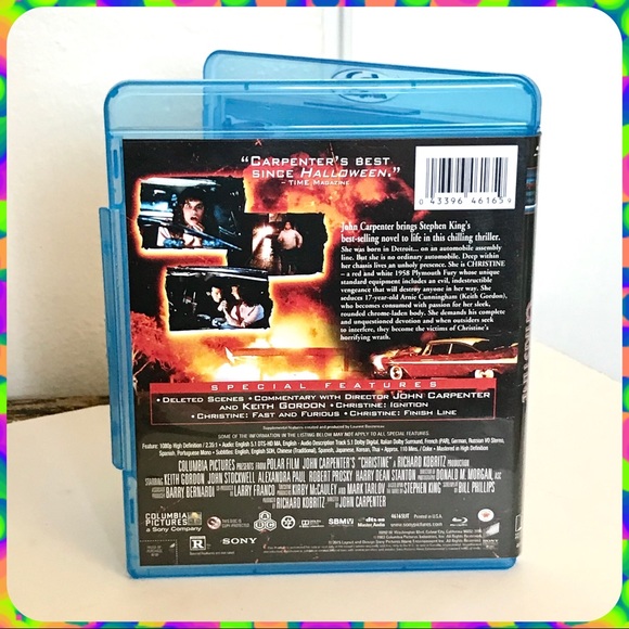 Movie CHRISTINE BLU RAY DVD Disc 2015 John Carpenter Stephen King Horror Scary - Picture 6 of 7